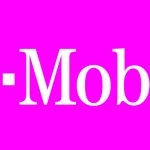 T-Mobile White with Magenta Background
